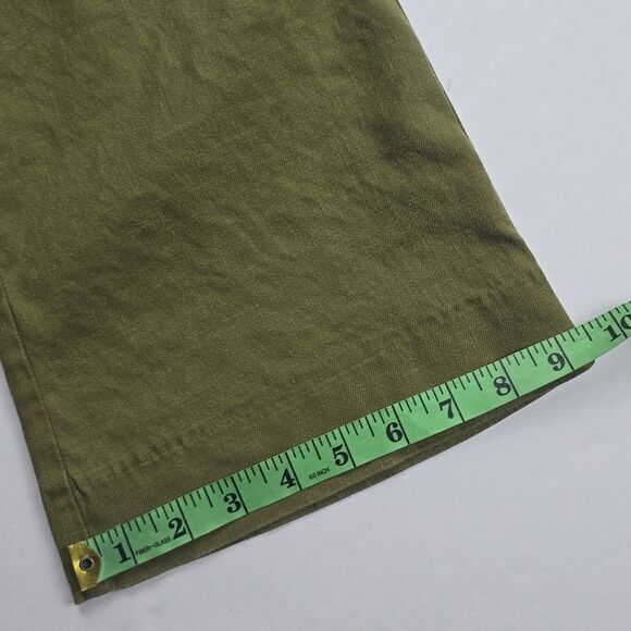 Cabi -193 Charlie Trouser Pants Flare Linen Olive Green Women's Size 2 - Picture 11 of 11
